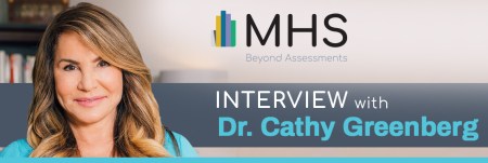 A headshot of Dr. Cathy Greenberg next to the MHS logo.